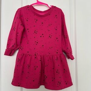 Gap Long-Sleeve Star Print Toddler Girl Dress